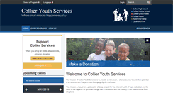 Desktop Screenshot of collieryouthservices.org